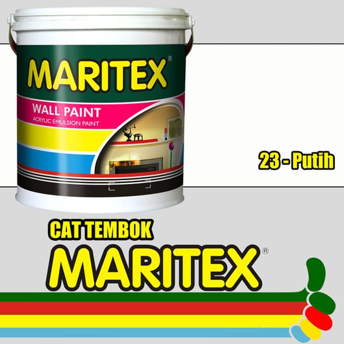 Cat Tembok MARITEX Kemsan Galon 5kg PUTIH