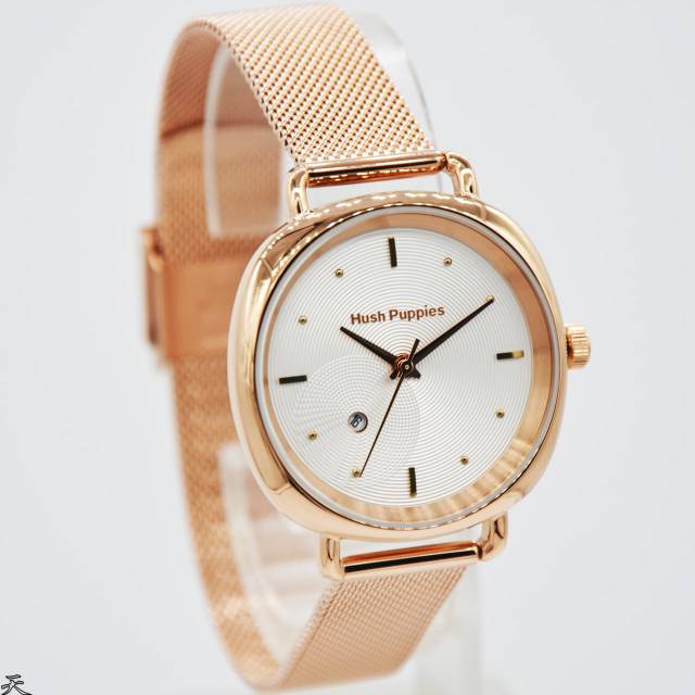 Jam Tangan Wanita Hush Puppies 3873L Rantai Pasir Original Murah