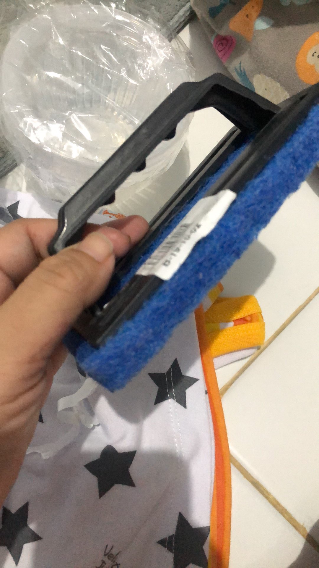 Sponge Bottom Wipe Bathtub Brush Tile Kitchen Decontamination With Handle