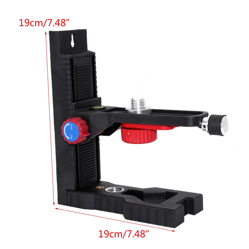Mary Bracket Dinding Magnetik Adjustable Bentuk L Dengan Klip Untuk Level La ser