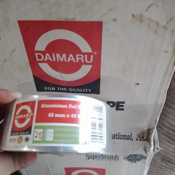 

(BISA COD) Lakban Aluminium Daimaru 48mm 40 yard 2" 2 inch 48 mm 40y 40yard Duct PRODUK TERBATAS Kode 98