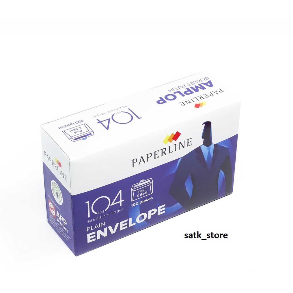 

PAPERLINE AMPLOP PUTIH 104 ( PER PCS )