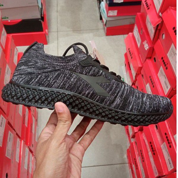 Diadora Alonzo Black Sepatu Running Diadora Original Sepatu Diadora Original