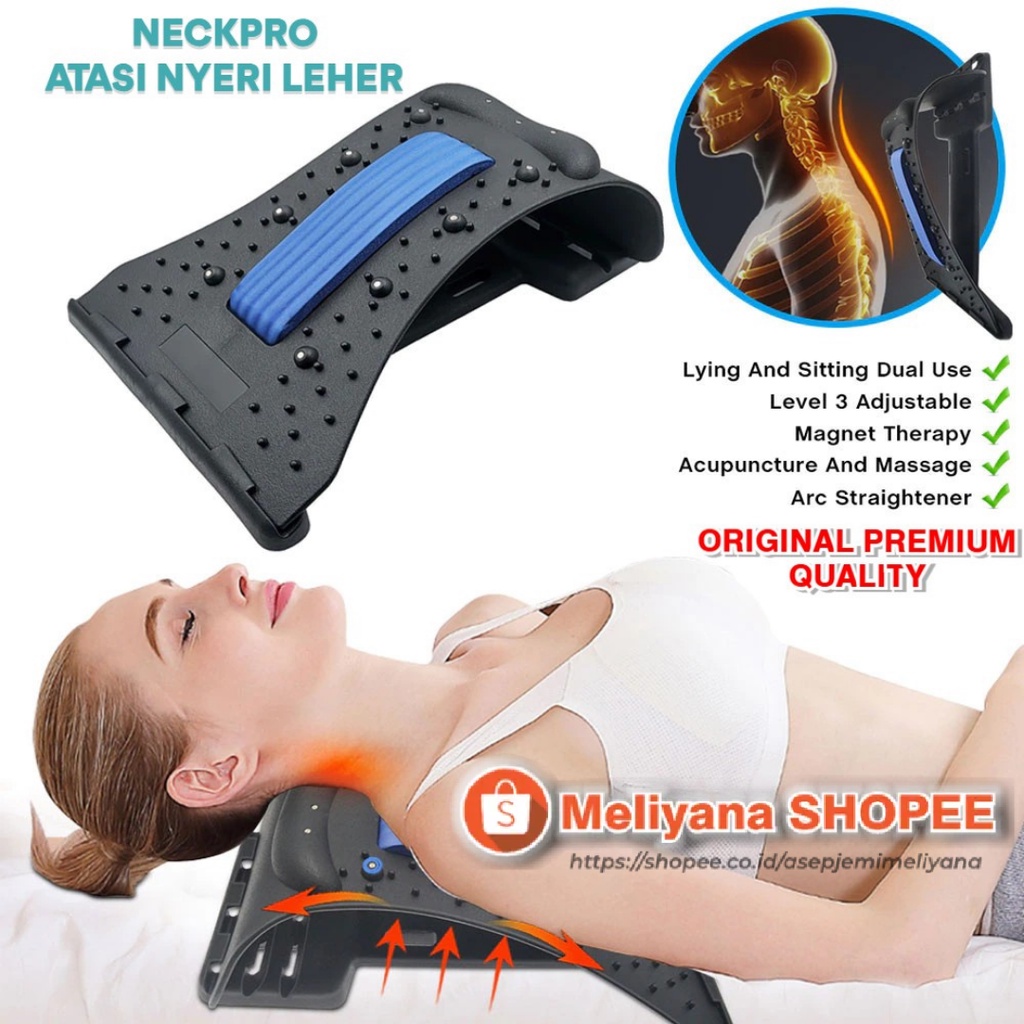 Back Stretcher Alat Terapi Pinggang Punggng Tulang Belakang Syaraf Kejepit