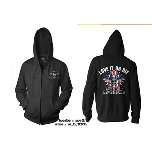 jaket avenged sevenfold,switer jaket avenged sevenfold