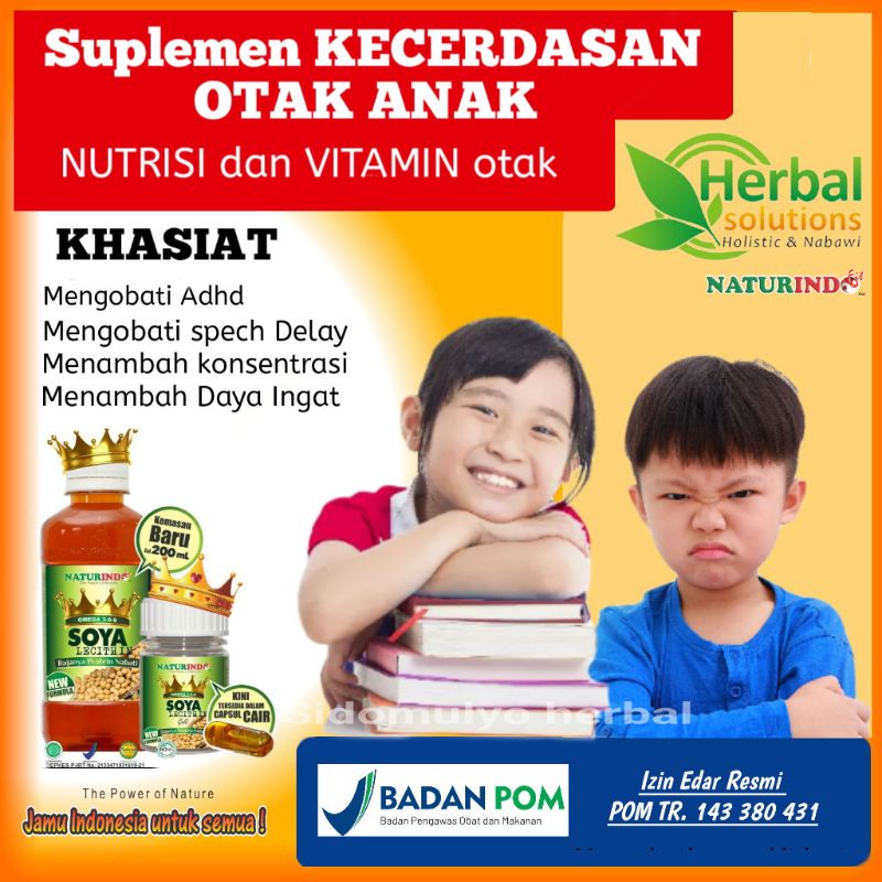 suplemen kecerdasan otak anak nutrisi dan vitamin otak anak atasi speech delay ADHD dan hiper aktif