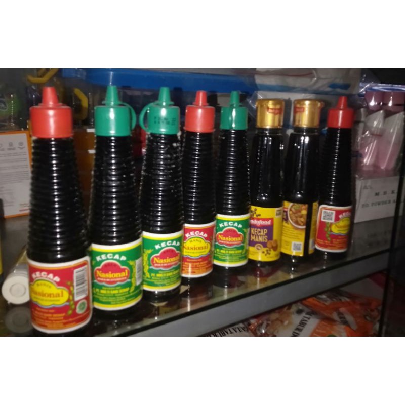 

kecap manis botol nasional/kecap manis Indofood/kecap asin nasional