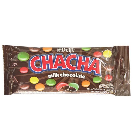 

COKELAT COKLAT DELFI CHACHA MILK CHOCOLATE 35 GRAM