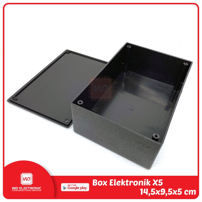 BOX ELEKTRONIK X5 BOX X5 BOX HITAM X5 BOX ARDUINO-1
