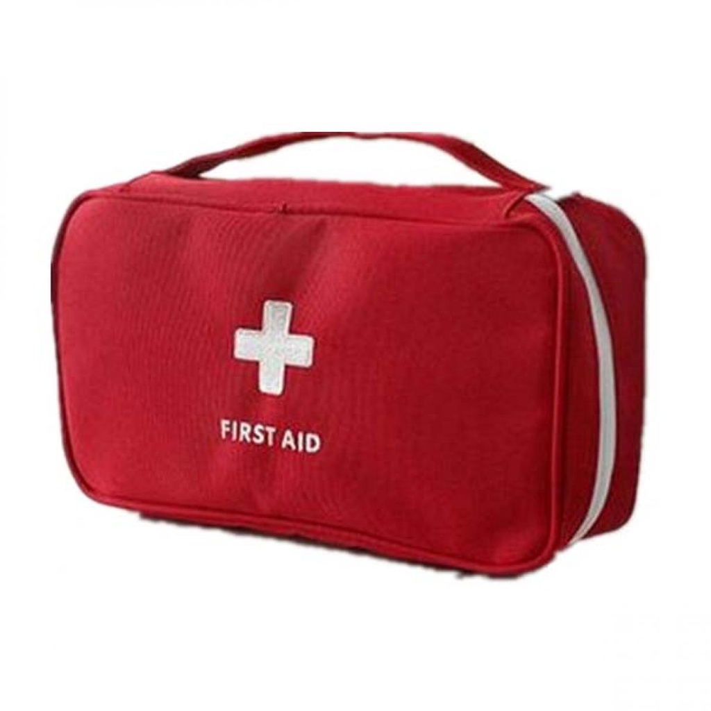 Tas Perlengkapan Obat P3K First Aid Kit / Tas Obat Obatan P3K Medis Travel Traveling Camping Outdoor Pmr Bidan Dokter Pmi Lengkap Mini Kecil Alat Medis Kit Kosong / P3k Mini Kotak Box Lengkap Murah Original