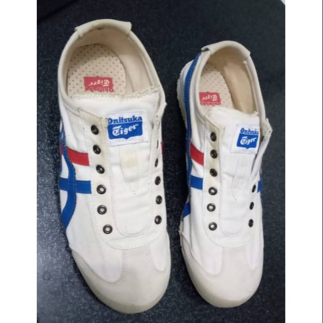 Onitsuka slip on white second