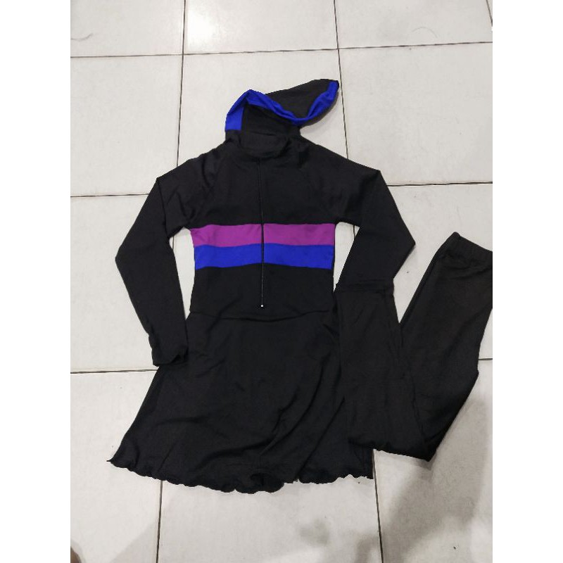 [COD] Baju Renang Muslim Dewasa | Baju Renang Muslimah | Baju Renang Hijab Polos
