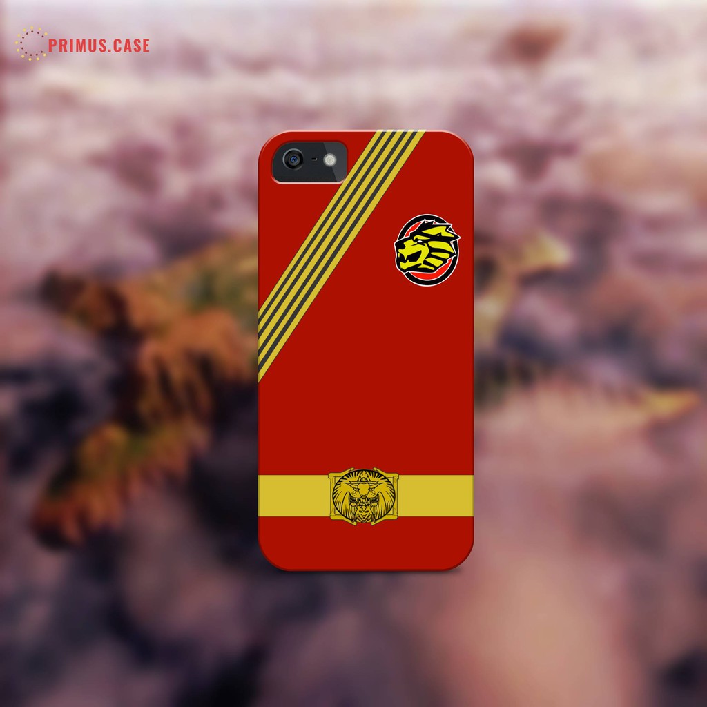 LION RED RANGER POWER RANGER WILD FORCE CASE