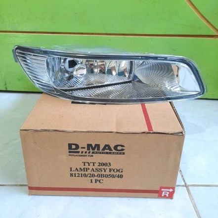 LAMPU SENJA KABUT KIJANG KAPSUL  EFI 2003/2004 + BOLAM LGX FOGLAMP KANAN RH ( BOHLAM1) ALTIS 2004 -2
