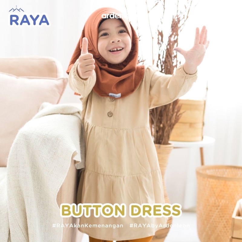 ARDENLEON button dress raya