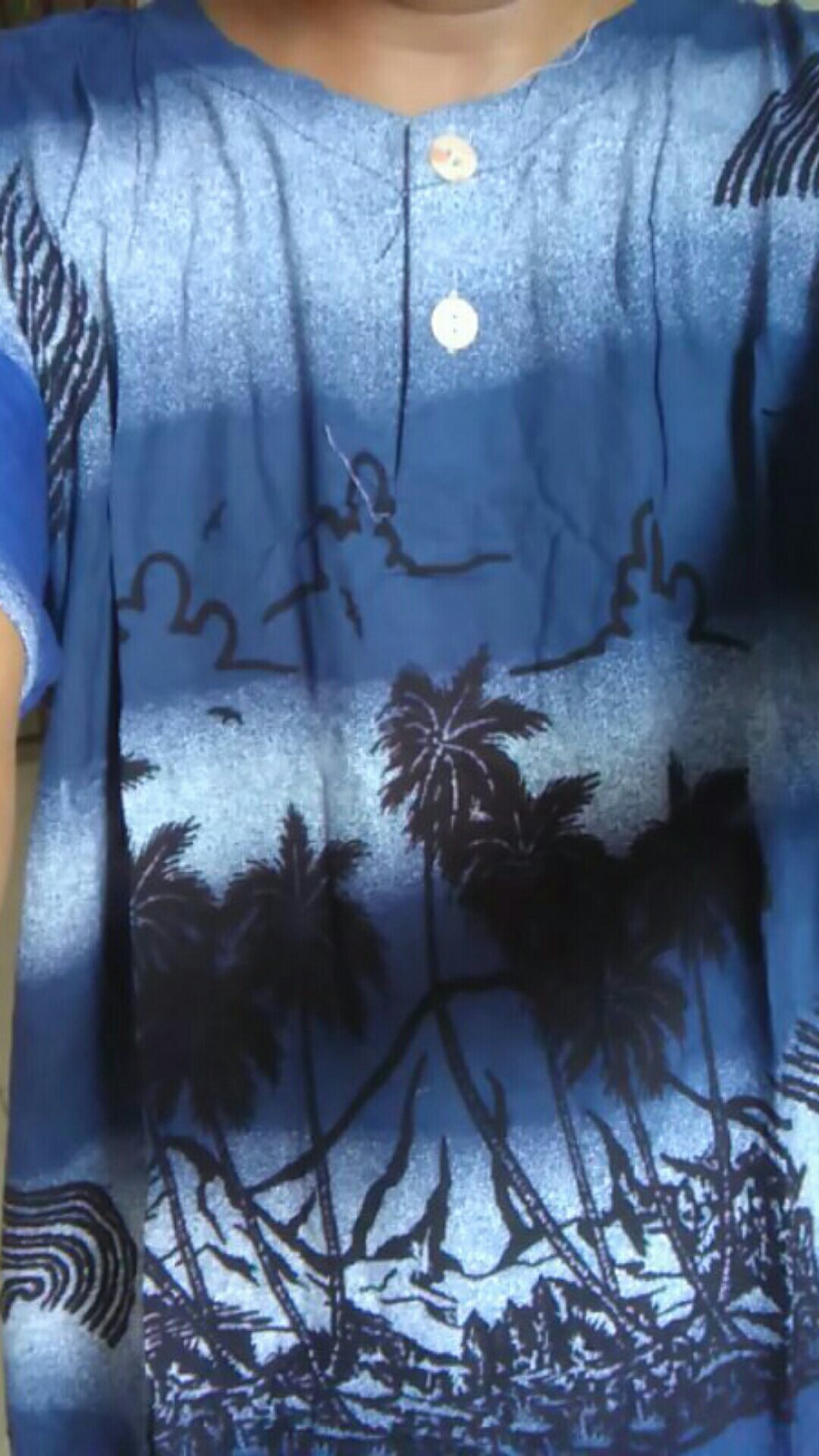 Kaos Pantai Kaos Etnik Dashiki All Size Pria Wanita Dasar Warna New