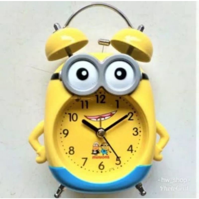 Jam weker Beker kring kring alarm Minions