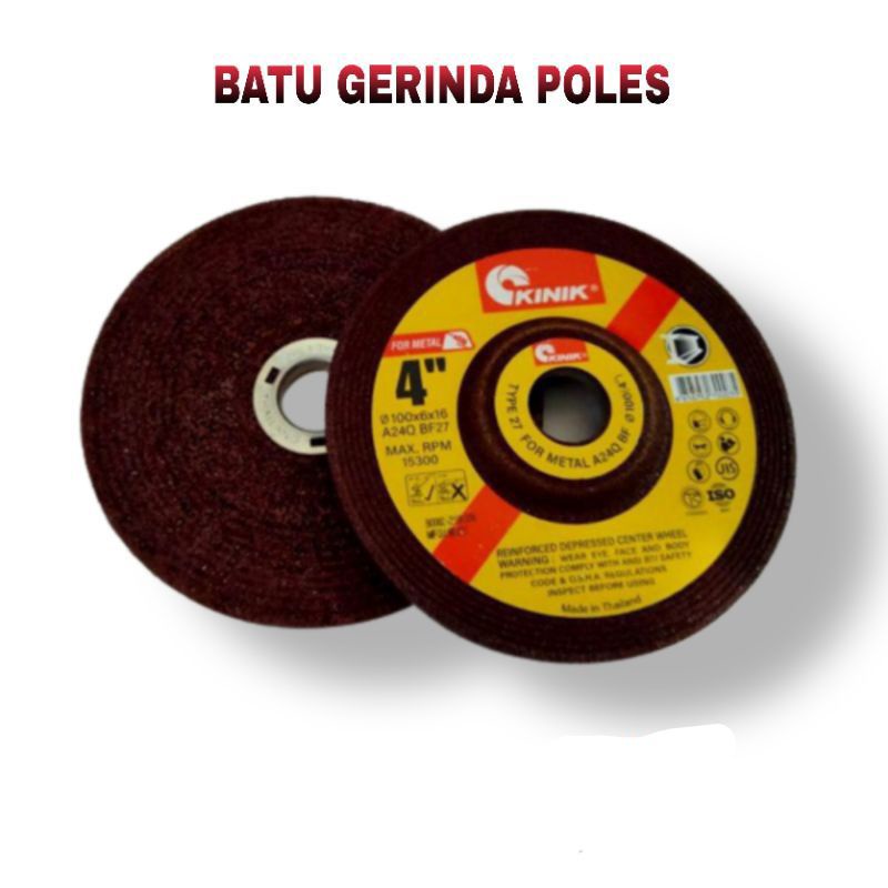 Batu Gerindra Poles 4 KINIK/Batu poles asah Kinik Tebal
