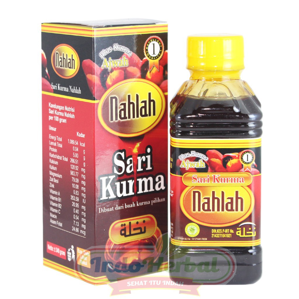 PROMO Sari Kurma Nahlah (Plus Kurma Ajwa) Meningkatkan Imunitas Tubuh BEST SELLER