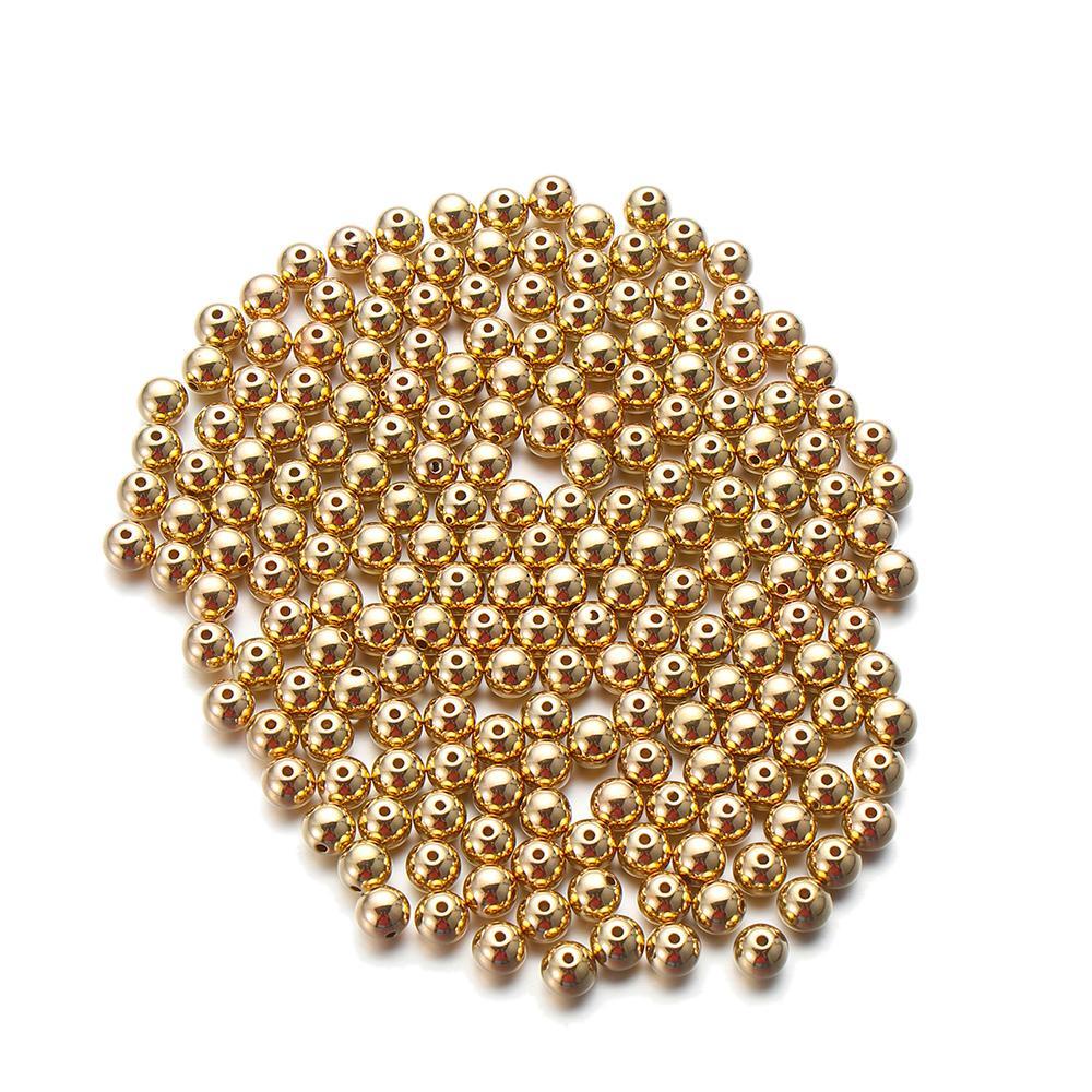 Preva 1600pcs Spacer Beads Earring Kecil Halus Kalung DIY Craft Kit Datar Bulat Huruf Manik Longgar