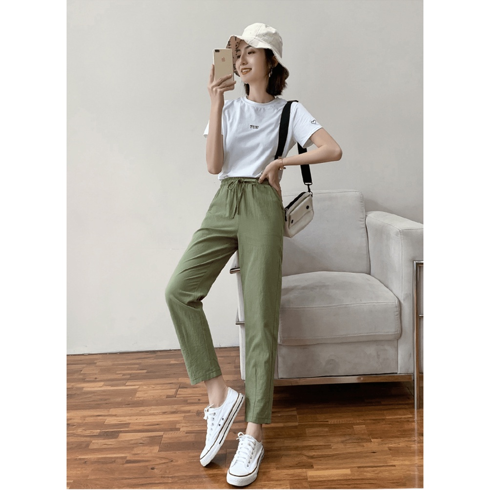 Dream Celana Panjang Wanita Import Women Trousers Highwaist Fashion Korea