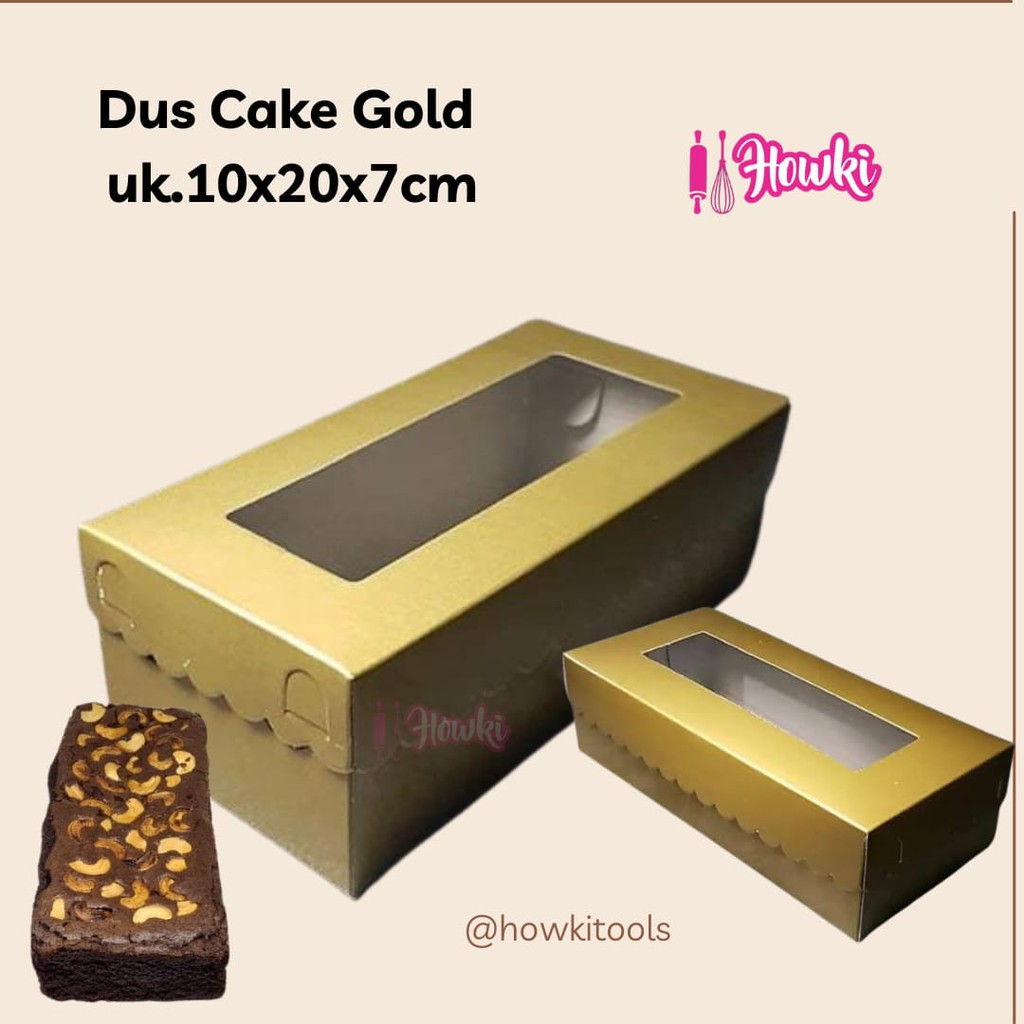 

Dus Cake Gold Uk 10x20 Isi 10pc