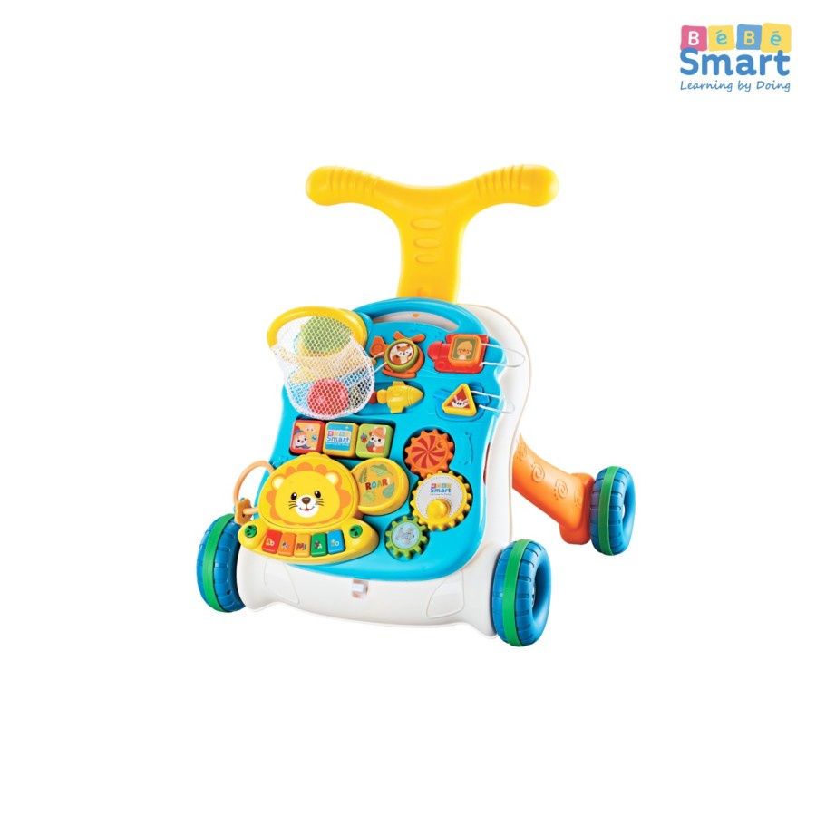 Makassar - Bebe Smart 5 in 1 Fun Magical Walker and Table / Baby Walker - Lion / Tea Cup / Elephant