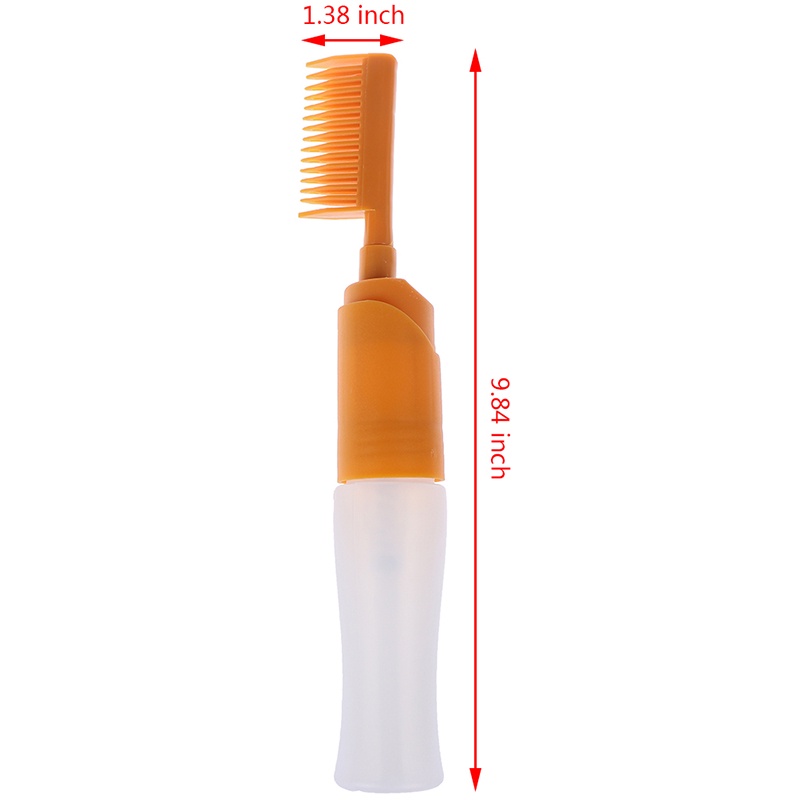 Botol Aplikator Sisir Pewarna Rambut Ukuran 80ml Untuk Salon