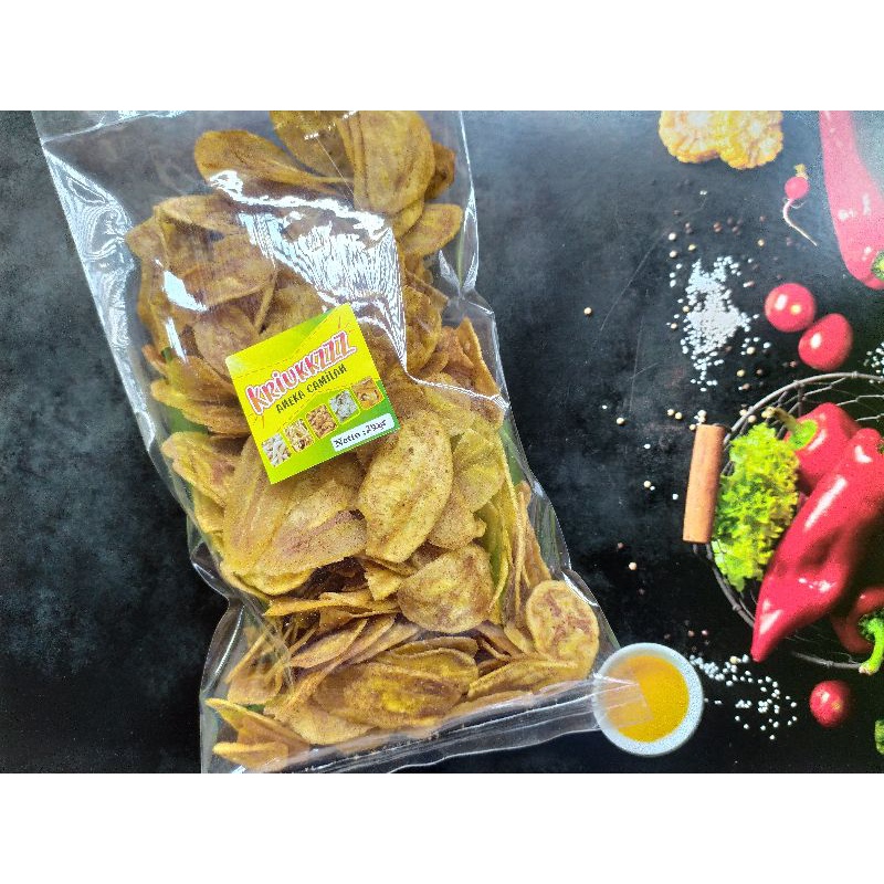 

Kripik Pisang Gurih 250gr