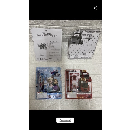 

PAKET ALAT TULIS SET ANAK KARAKTER/STUDY SET ANAK KARAKTER/ 1 DUS 360 SET/MECHANIC PENSIL