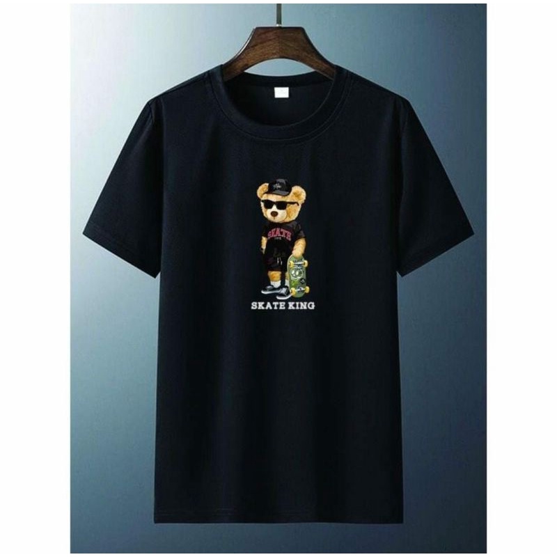 Kaos distro beruang sablon DTF/Kaos bear oversize cowok cewek