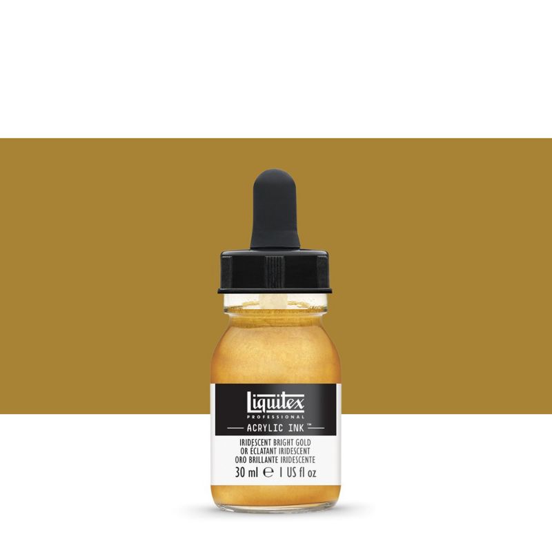 

ACRYLIC INK 30 ML IRIDESCENT BRIGHT GOLD LIQUITEX PROFESSIONAL