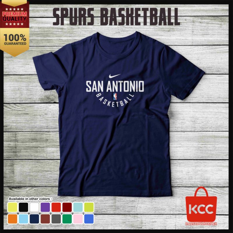 KAOS DISTRO PREMIUM PRIA WANITA SPURS BASKETBALL