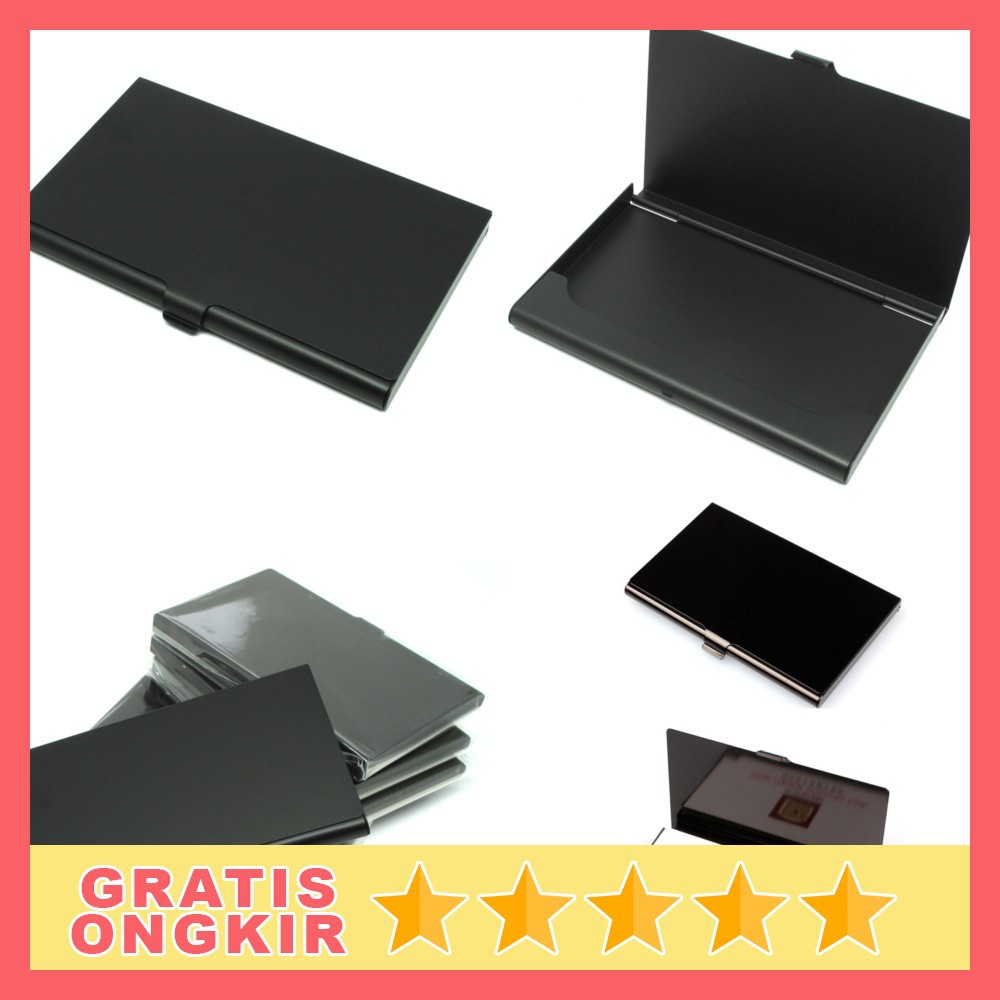 

Kotak Kartu Nama Aluminium Polos - 5006 - Black