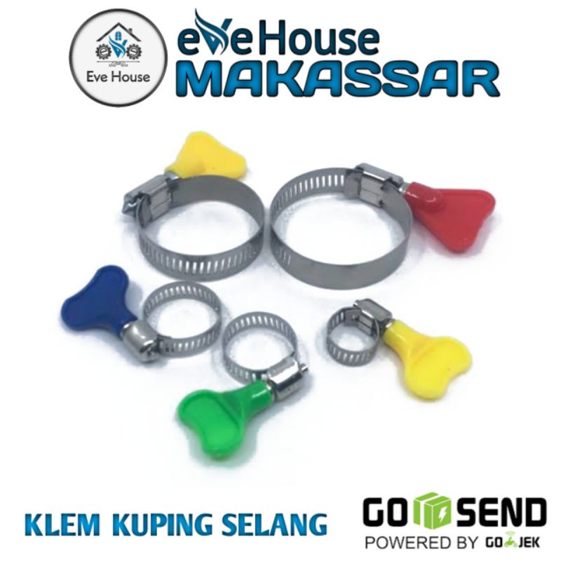 Makassar V105 klem selang clamp gas klem kuping ring pengunci ring pengikat