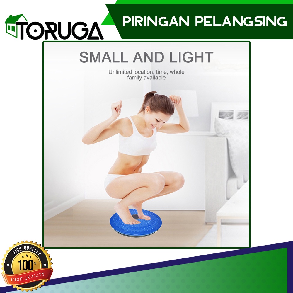 Jogging Magnetic Trimmer Body Plate Alat Olahraga / Piring Senam Pembakar Lemak