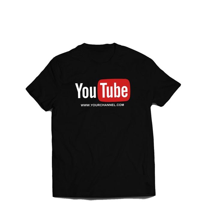 KAOS YOUTUBE CHANNEL BAJU KAOS YOUTUBE CHANNEL CUSTOM - Merah