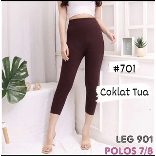 NEW LEGGING 7/8 POLOS IMPORT SPANDEK WANITA