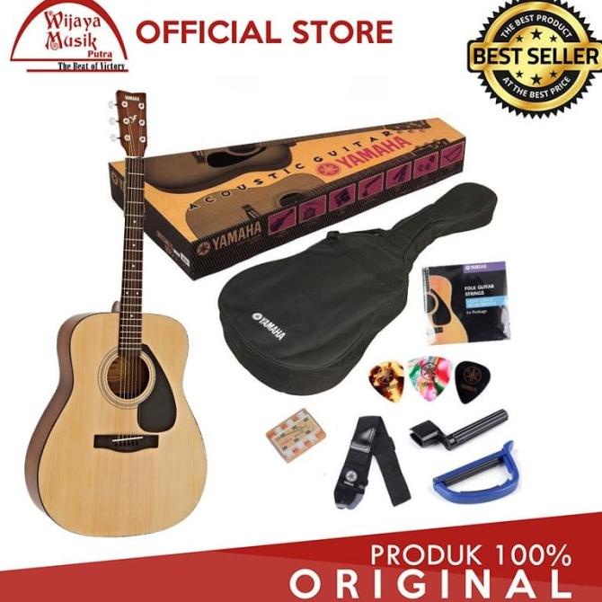 Yamaha Gitar Akustik Folk F 310 P / F-310 P / F310P P - Natural (Pack)
