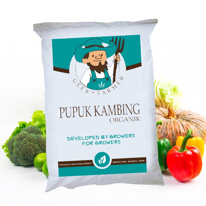 Pupuk Organik Kandang Kambing Halus (Geek Farmer)