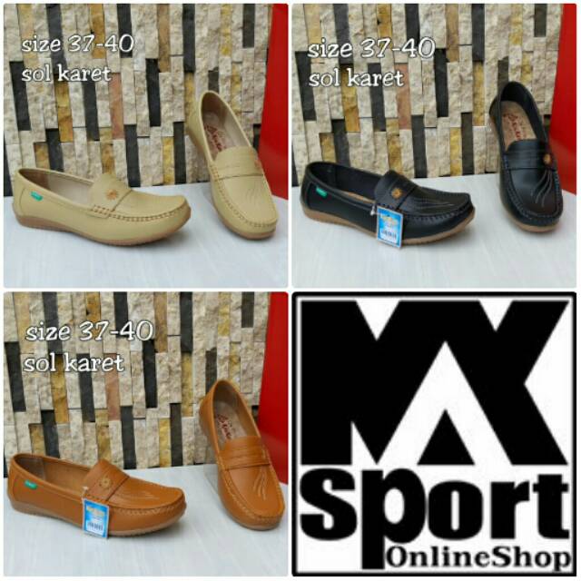 sepatu pantofel wanita kickers flat 03