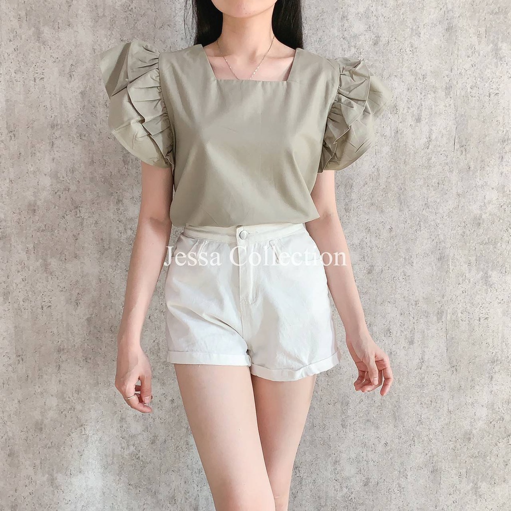 Premium Niore Ruffle Top TH 260 COTTON