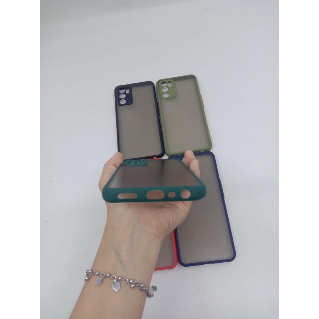 Casing Oppo A16 4G Dove Matte Transparan Slim Fuze Macaron My Choice Case