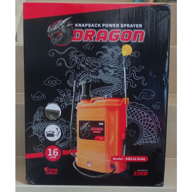 sprayer 16ltr tangki DRAGON elektrik manual kualitas mantap