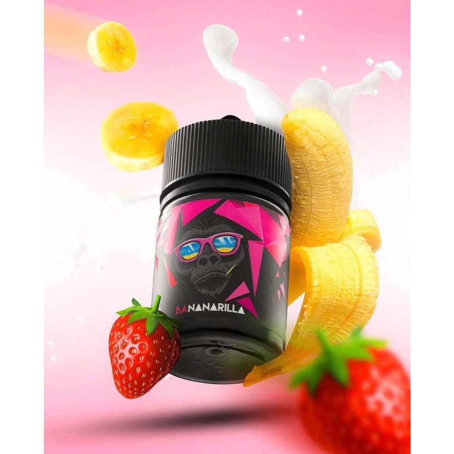 Bananarilla 60ml 3mg dan 6mg Strawberry Banana Smoothies Authentic by IJC