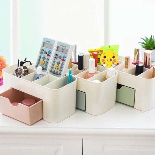 Tempat Kosmetik Plastik Rak Make Up Serbaguna Storage Makeup Organizer