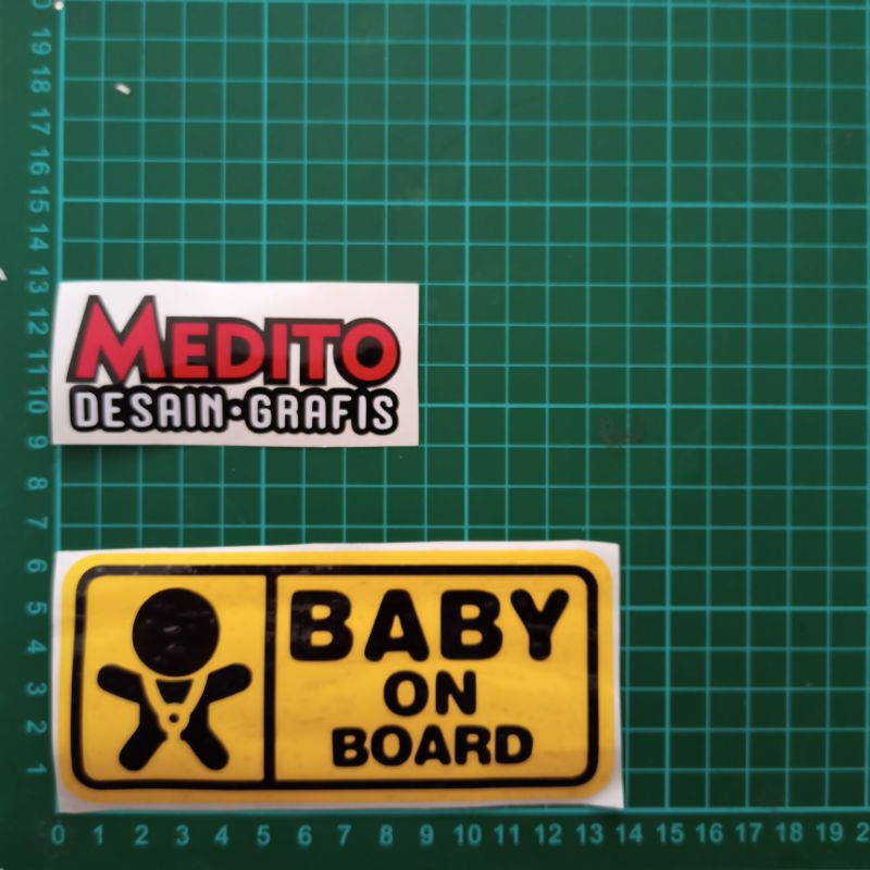 Sticker Cutting BABY ON BOARD