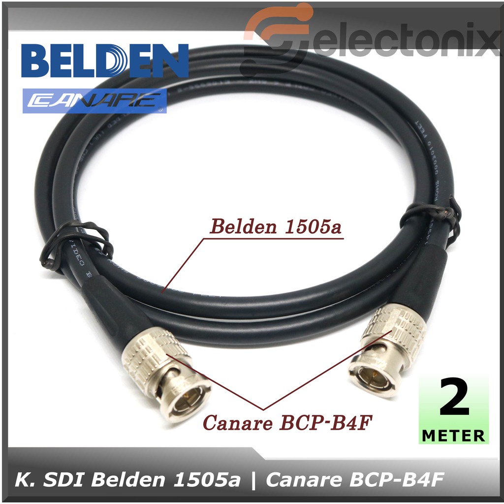 Kabel SDI Video Belden 1505a | Canare BCP-B4F [2m]