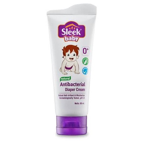 Sleek Baby Antibacterial DIAPER CREAM Tube 80 mL