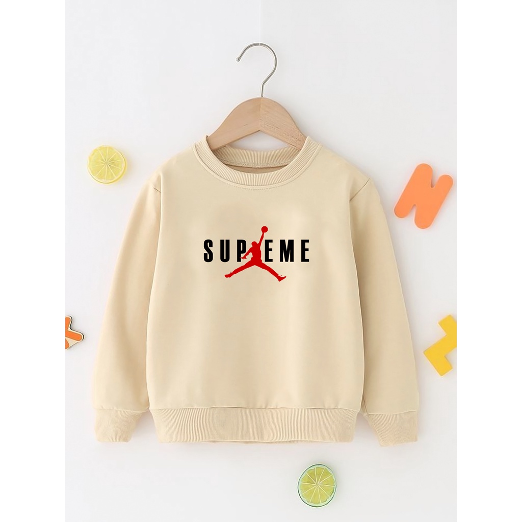 Sweater Anak Laki Laki Perempuan / Sweeter Usia 2 3 4 5 6 7 8 9 10 11 12 Tahun / Jaket Anak Cewek Cowok / Switer Distro Bisa Cod / Suiter Supreme Jordan Anak Terbaru / hoodie Anak / Hodie Anak